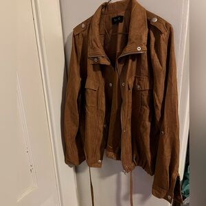 Fashion Nova Brown Jacket